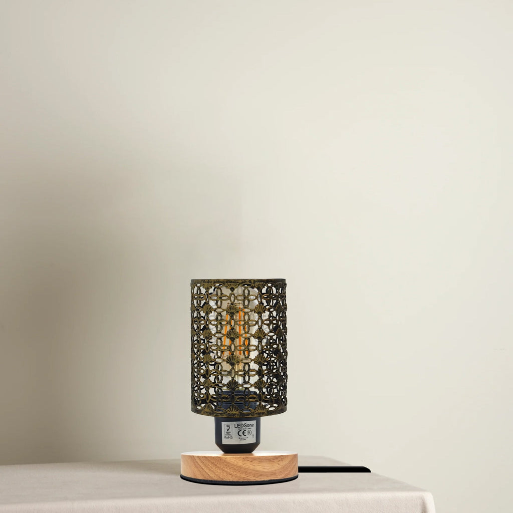 Black Table Lamp with Small Lamp Stand~5308-3