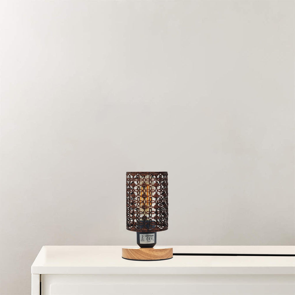 Black Table Lamp with Small Lamp Stand~5308-0